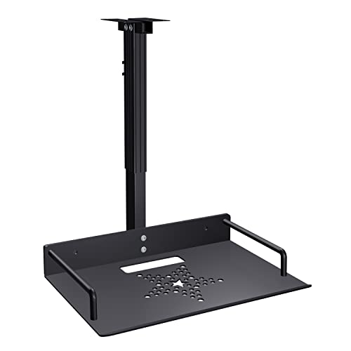 جيه جي بين Jgpin Ceiling Mount With Tray 11422 Inches Adjustable No Hole Installation Alumi