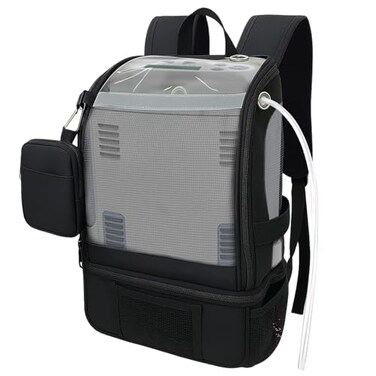 MUROCEA Oxygen Concentrators Backpack POC Carrying Bag Compatible with Inogen One G3 G5 Inogen Rove 6 Portable with Reflective Strips Black