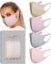 VIRTUE CODE Second Skin Cloth Face Mask Pack 4 Buttery Soft Masks Washable Fabric Dreamy Dawn Face Mask Reusable Stretchy Comfortable Fresh Facemask