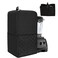 CROTIRAD Hanging Blender Cover Compatible with LowProfile 64 oz Blender Foldable Dust Cover with Accessory Pockets for Kitchen Blender Black Quilted