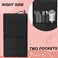 CROTIRAD Hanging Blender Cover Compatible with LowProfile 64 oz Blender Foldable Dust Cover with Accessory Pockets for Kitchen Blender Black Quilted