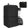 CROTIRAD Hanging Blender Cover Compatible with LowProfile 64 oz Blender Foldable Dust Cover with Accessory Pockets for Kitchen Blender Black Quilted