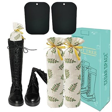 Cedar Space Boot Organizer Shapers for Women Fresh Cedar Inserts for Tall Boots Keep Fresh in Shape