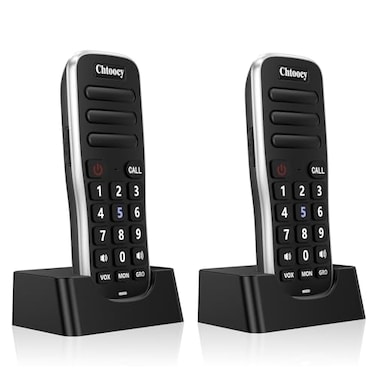 Chtoocy Intercoms Wireless for Home 1 Mile Long Range for House Business Office Handheld Room to Room Communication System Rechargeable Loud Clear 10Channel AntiInterference Intercom System