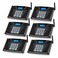 SANZUCO Intercoms Wireless for Home Upgraded 5300ft Intercom 9 Channel 2 Code Full Duplex Hands Free Talk Wireless Intercom System for Home Elderly Office with Auto Answer6Packs Black