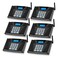 SANZUCO Intercoms Wireless for Home Upgraded 5300ft Intercom 9 Channel 2 Code Full Duplex Hands Free Talk Wireless Intercom System for Home Elderly Office with Auto Answer6Packs Black