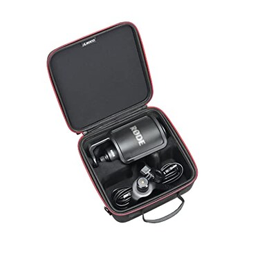 RLSOCO Hard Case for RDE NTUSB NTUSB USB Condenser Microphone Compact Design with YKK Zipper Scratch Protection Case Only
