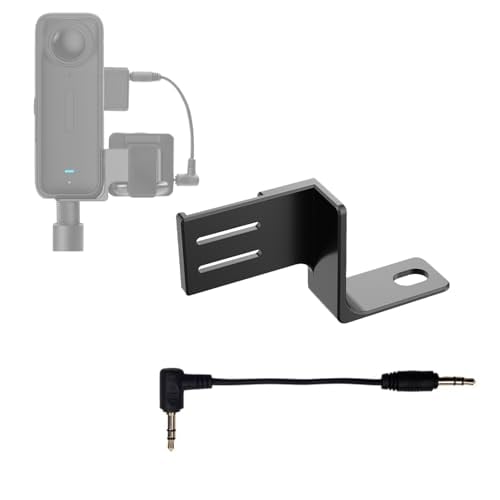 واي واي آر سي في آر إيه Yyrcvra Invisible Mic Cold Shoe With INSTA360 X5x4 Mic Adapter Mount Bracket