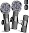 Mini Mic Pro Latest Model 1 Microphone for iPhone Android Wireless Mini Microphone ClearVoice Noise Cancelling Lavalier Mic for TikTok YouTube Interviews iPhone 15