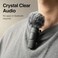 Mini Mic Pro Latest Model 1 Microphone for iPhone Android Wireless Mini Microphone ClearVoice Noise Cancelling Lavalier Mic for TikTok YouTube Interviews with Charging Case
