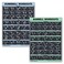 Palace Learning 2 Pack Dumbbell Workouts and Barbell Exercise Poster Set Laminated 2 Chart Set Dumbbell Exercise Routine Barbell Workouts DARK LAMINATED 18 x 24