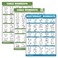 Palace Learning 3 Pack Cable Machine Workout Posters Volume 1 Volume 2 Bodyweight Exercise Chart LAMINATED 18 x 24