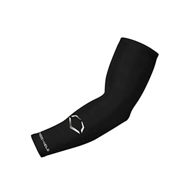 EvoShield Adult Solid Compression Arm Sleeve Black SmallMedium