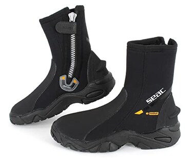 SEAC Pro HD 6mm Neoprene Wetsuit Boots with Side Zipper