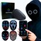 Pixel Stackers Glow Gear Face Transforming LED Mask AppControlled Light Up Cosplay Mask with 115 Animated Faces Customizable LED PatternsRave Festival Halloween DJ Accessory