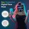 Pixel Stackers Glow Gear Face Transforming LED Mask AppControlled Light Up Cosplay Mask with 115 Animated Faces Customizable LED PatternsRave Festival Halloween DJ Accessory