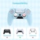Kuitmor Silicone PS5 Controller Cover Skin Set AntiSlip Soft Protective Case for PS5 Wireless Controller with 2 Thumb Grip Caps and 1 Sticker Blue Cinnamoroll