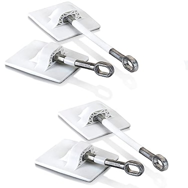 Guardianite 2Pack Refrigerator Lock White Without Padlock