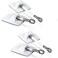 Guardianite 2Pack Refrigerator Lock White Without Padlock