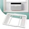 Flehomo Window Air Conditioner Side Panels with Frame Adjustable Insulation AC Side Panel for 10000 BTU Window AC Unit Frame Included