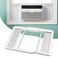 Flehomo Window Air Conditioner Side Panels with Frame Adjustable Insulation AC Side Panel for 10000 BTU Window AC Unit Frame Included