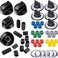 Jetec Stove Knobs Replacements Oven Universal Control Knobs KN002 Electrical Kit Range Burner Replace Compatible with AP5641247 MAXP6 RK103