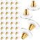 Outus 200 Pcs Earring Backs for Droopy Ears Backs Replacements Earring Backs for Heavy Bullet ClutchGold