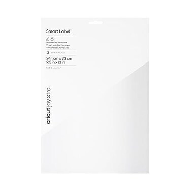 Cricut Joy Xtra Smart Vinyl Writable Vinyl Permanent 3 ct White