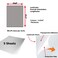 OWLHAUS Lenticular Sheet 17x13 50LPI Adhesive Back 5 Sheets Blank Transparent Lenticular Sheet Portrait Magic Tricks 3DMorphZoomAnimationFlipImage Printing Optical Illusion Invisibility Shield