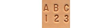 Tandy Leather Precise Letter Stamping Tool Mini Narrow Alphabet and Number Set for Clean Indentations on Leather Projects Ideal for Wallets Belts Keychains