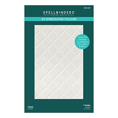 Spellbinders 3D Embossing Folder 55X85 Tufted