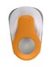 Fiskars Medium Lever Punch Circle Plastic WhiteOrange