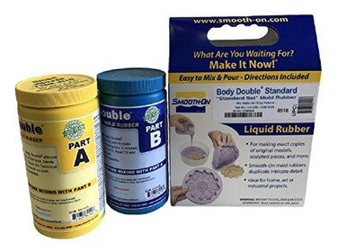 Smooth-On Body Double Standard Set Apply to Skin Platinum Silicone Rubber Pint Unit