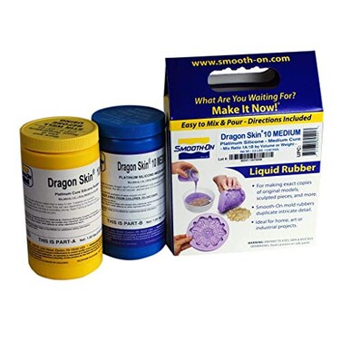 Smooth-On Dragon Skin 10 Medium Addition Cure Silicone Rubber Compound Pint Unit