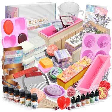 Illumive Deluxe Soap Making Kit Soap Kit Includes All Soap Making Supplies DIY Soap Making Kit