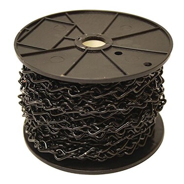 Delphi Glass 16 Gauge Black Jack Chain 50 Ft Roll
