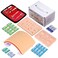 Medarchitect Premium Suturing Skill Trainer Including DIY Incision Suture Pad with Hook Loop Replacement Design 19 PreCut Wounds Pad Complete Tools for Advanced Suture Skill Practice