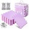 Opstin Knitting Blocking Mats and Pins Interlocking Blocking Boards for Crochet Projects 075 Extra Thick Blocking Mats with 150 TPins and Storage Bag