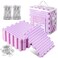 Opstin Knitting Blocking Mats and Pins Interlocking Blocking Boards for Crochet Projects 075 Extra Thick Blocking Mats with 150 TPins and Storage Bag