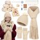 Katech Beginner Knitting Kit Learn to Knit Kit for Adults Kids Complete Hat Scarf Gloves Starter Kit with StepbyStep Instructions