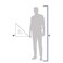 Pacific Arc Drafting Triangle 18inch 4590 Degrees Clear Acrylic