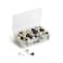 U Brands Sphere Push Pins Black White and Gold 200Count