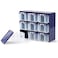 Prym Clear 9 Compartments Organizer Box Multicoloured