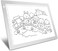 LooEooDoo Silver A4 Dimmable LED Artcraft Light Box Tracer Slim Light Pad Portable Tablet USB Power Cable Copy Drawing Board Tracing Table for Artists Designing Animation Sketching Stenciling Xray Vie