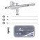 Master Airbrush Model G344 MultiPurpose DualAction Gravity Feed Airbrush with 3 Nozzle Sets 02 03 05mm Needles Fluid Tips and Air Caps 116 oz Fluid Cup User Friendly Versatile Set Kit