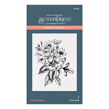Spellbinders Spelbinders BP012 Pressed Bouquet Press Plates from BetterPress Collection