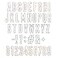 Sizzix Thinlits Die Set 43PK Alphanumeric Bulletin by Tim Holtz 666281