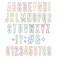 Sizzix Thinlits Die Set 43PK Alphanumeric Bulletin by Tim Holtz 666281