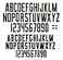 Sizzix Sizzx Thinlits Die Set 73PK Alphanumeric Theory by Tim Holtz 665924 Chapter 3 2022