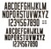 Sizzix Sizzx Thinlits Die Set 73PK Alphanumeric Theory by Tim Holtz 665924 Chapter 3 2022